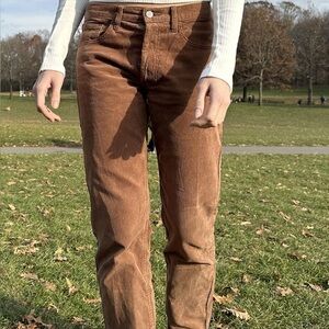 Brown Corduroy Brandy Melville Pants